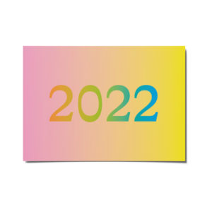 Postal comestible-postales que se comen-flipando en colores-2022